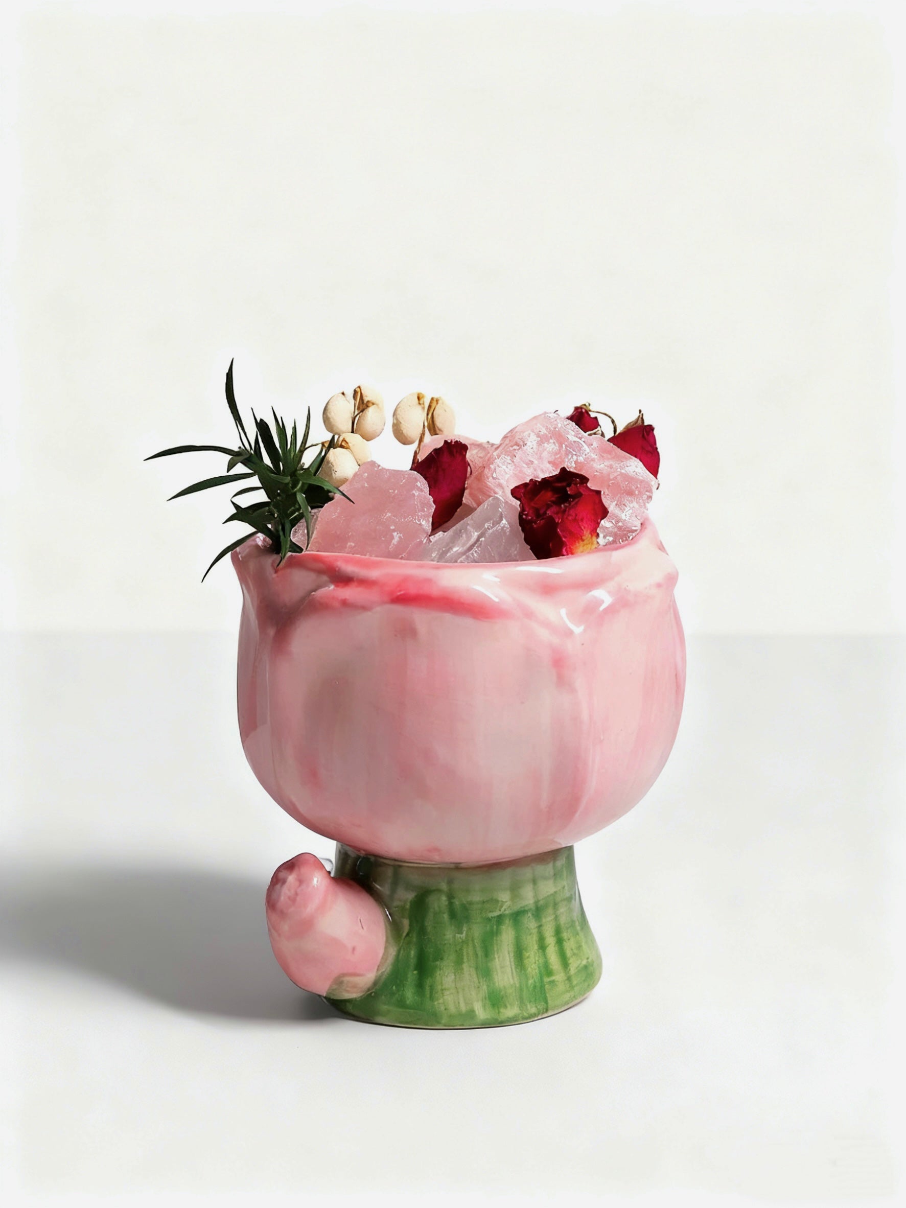 Rose Ceramic Crystal Diffuser