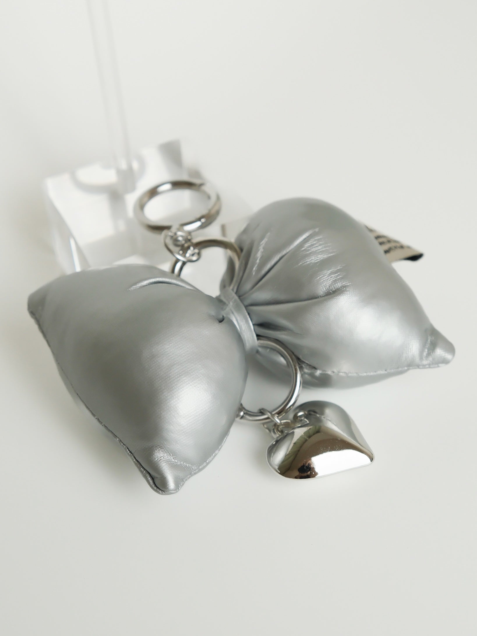 Leather Bow Keychain/Bag Accessory