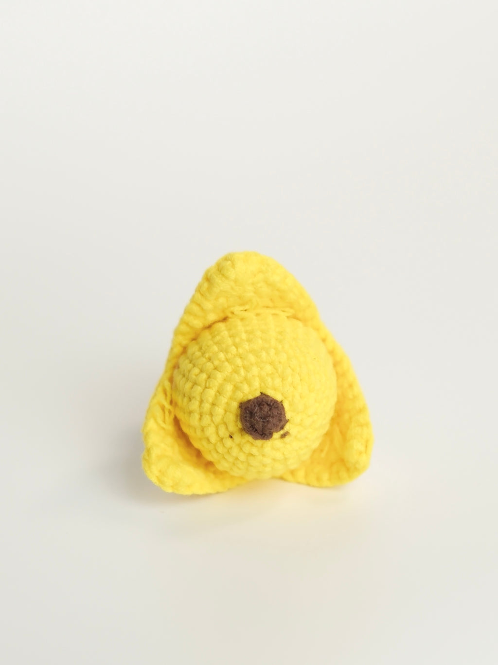 Banana Capybara Hand Crochet Keychain