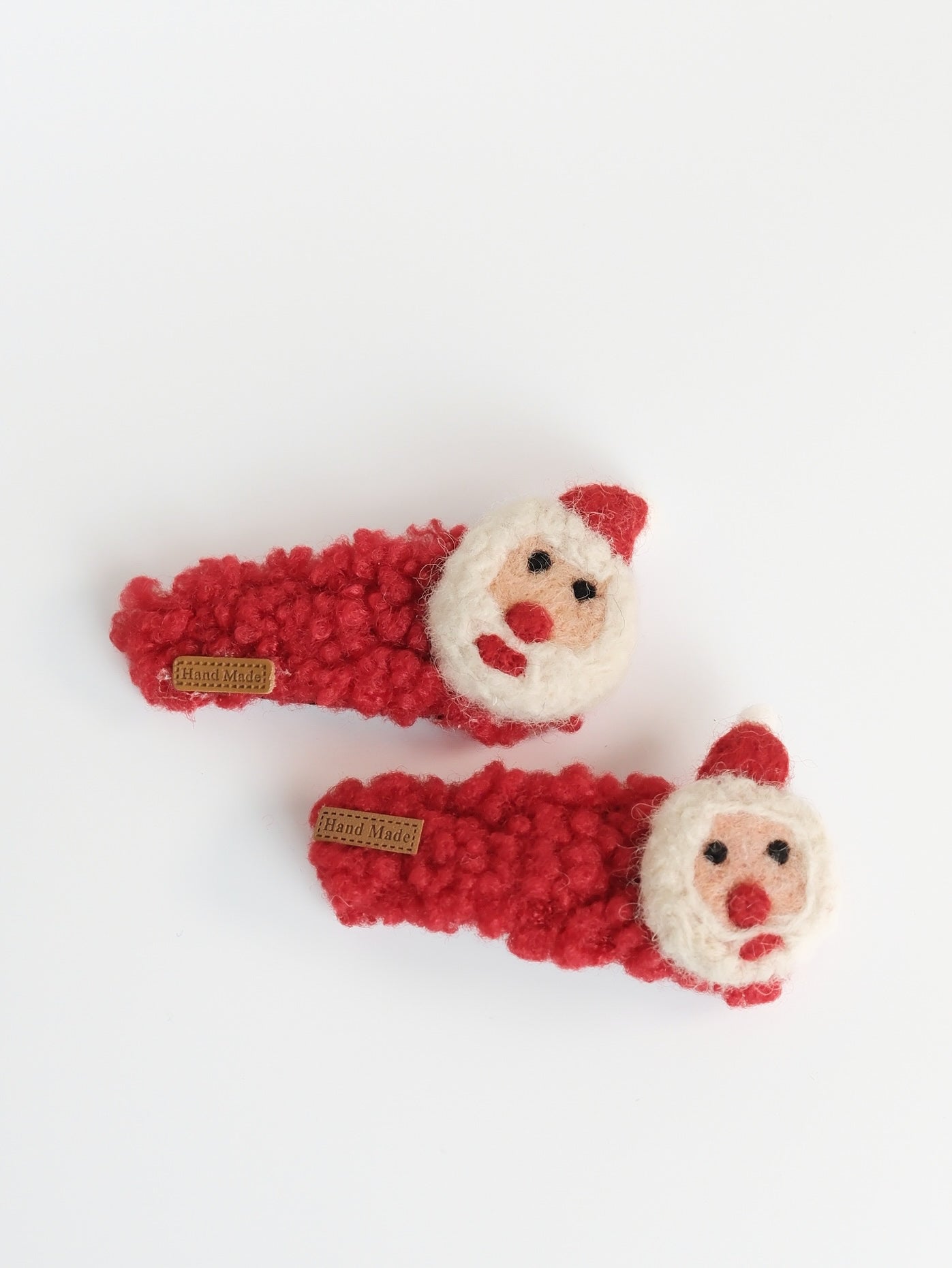 Santa Claus Plush Hair Clip