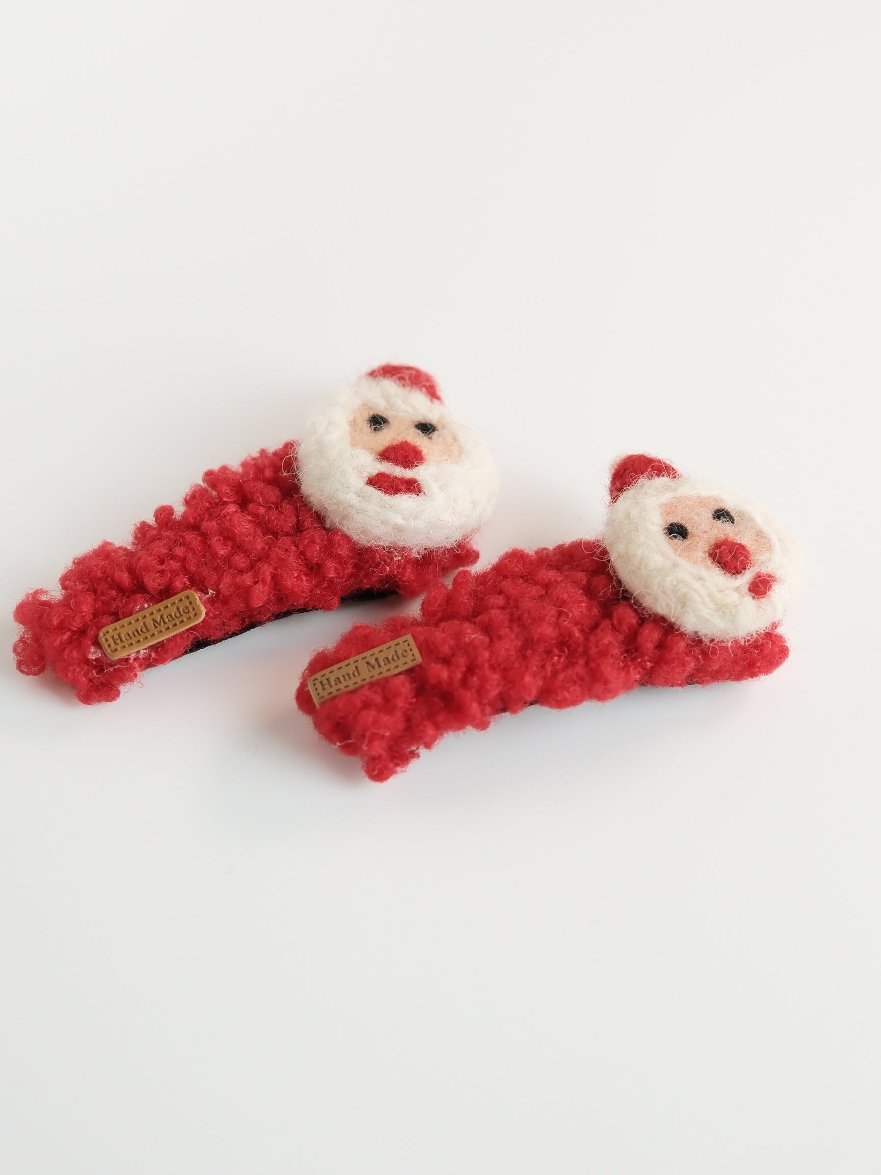 Santa Claus Plush Hair Clip