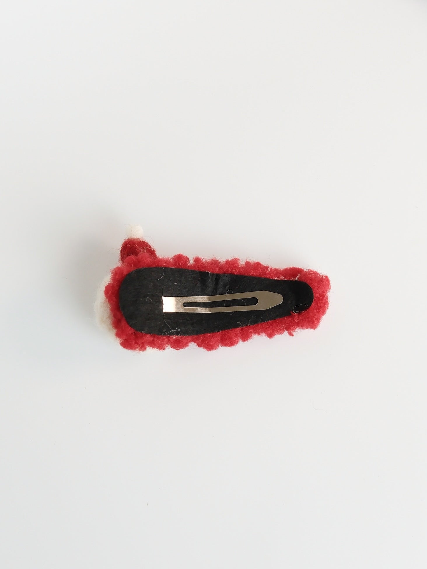 Santa Claus Plush Hair Clip