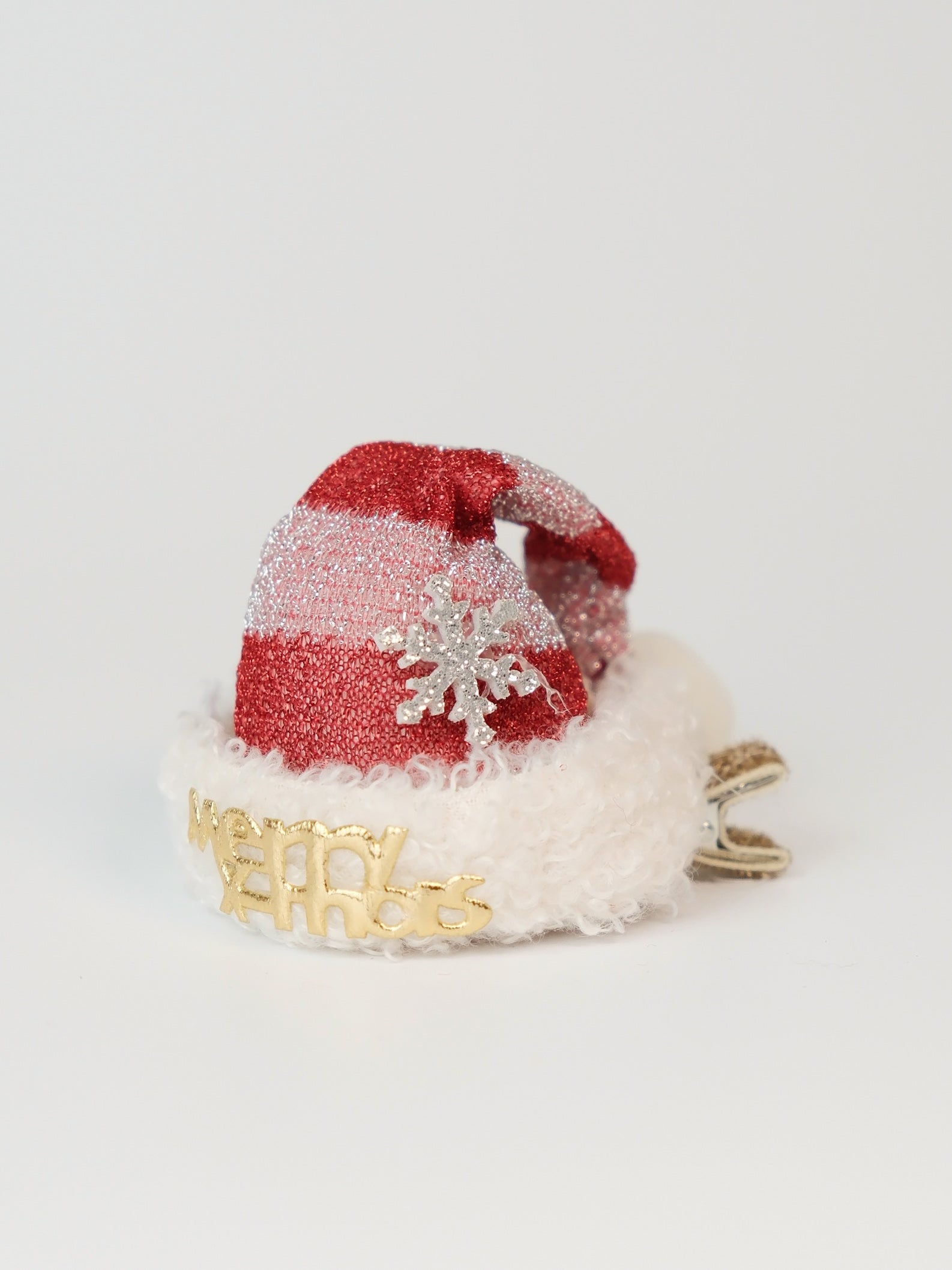 3D Christmas Hat Hair Clip