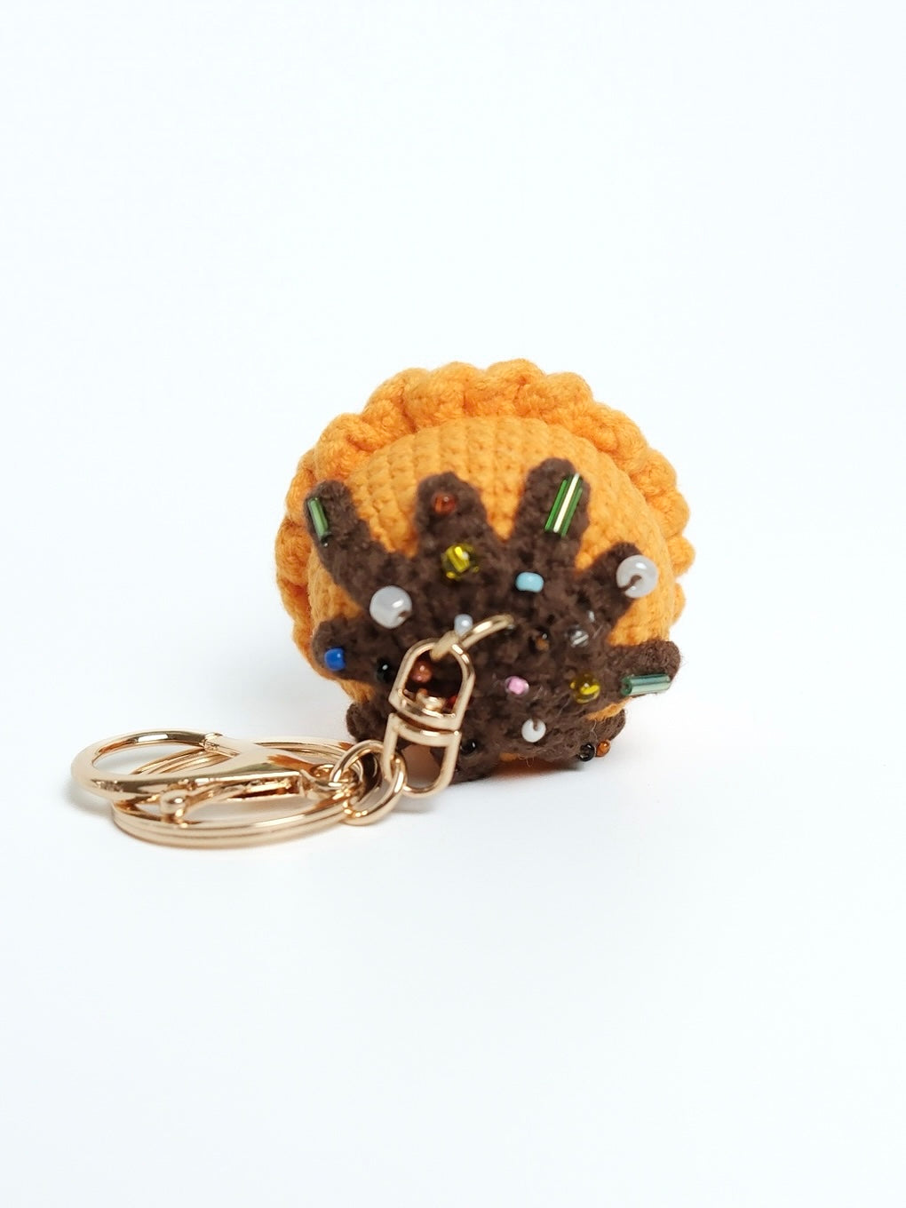 Crochet Ice Cream Keychain Bag Charm