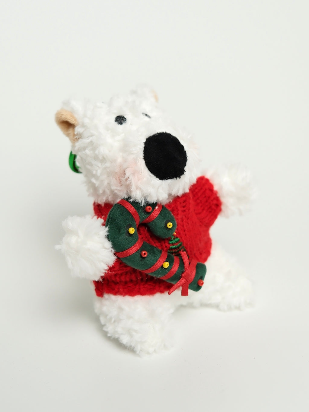 Westie Christmas Plush Keychain