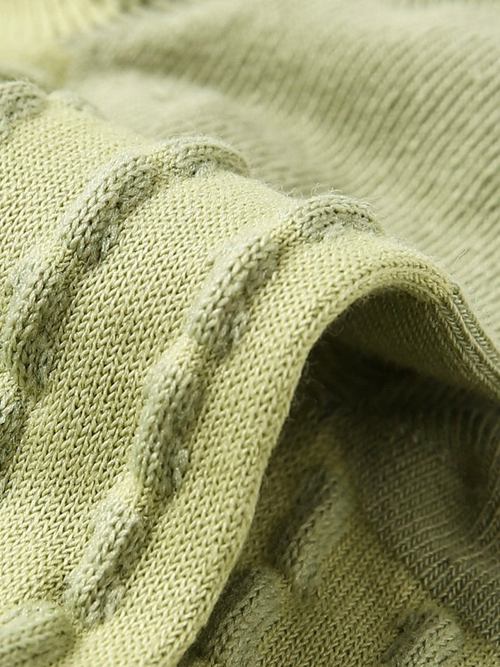 Knitted Embossed Texture No-Slip Low-Cut Socks（Set of 3）