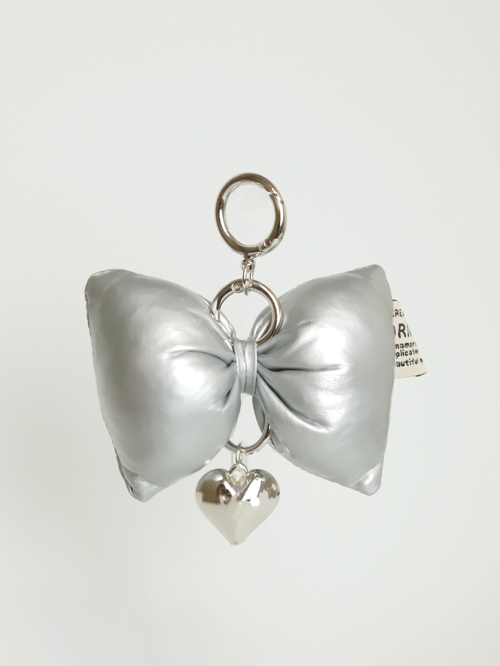 Leather Bow Keychain/Bag Accessory