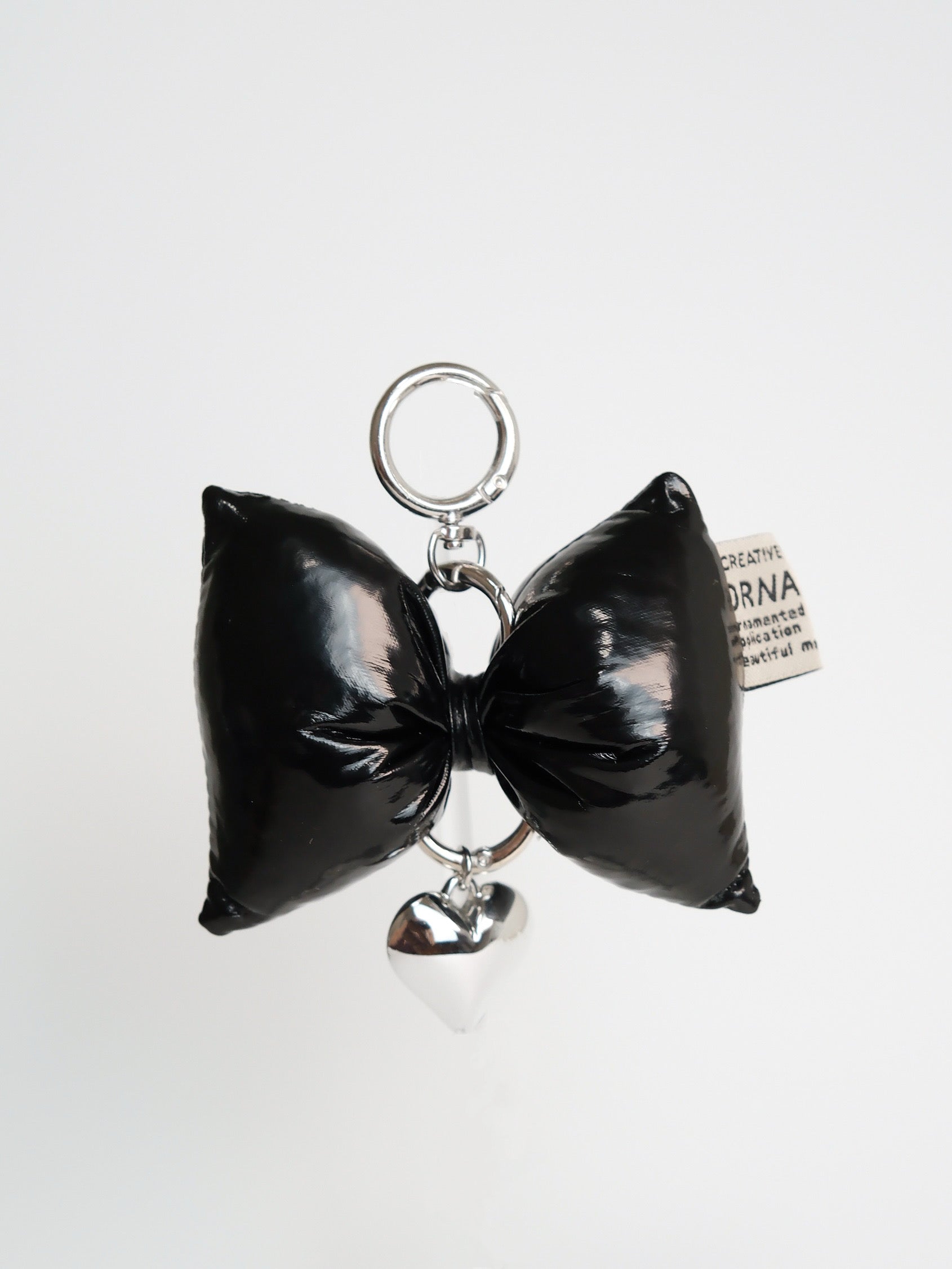 Leather Bow Keychain/Bag Accessory