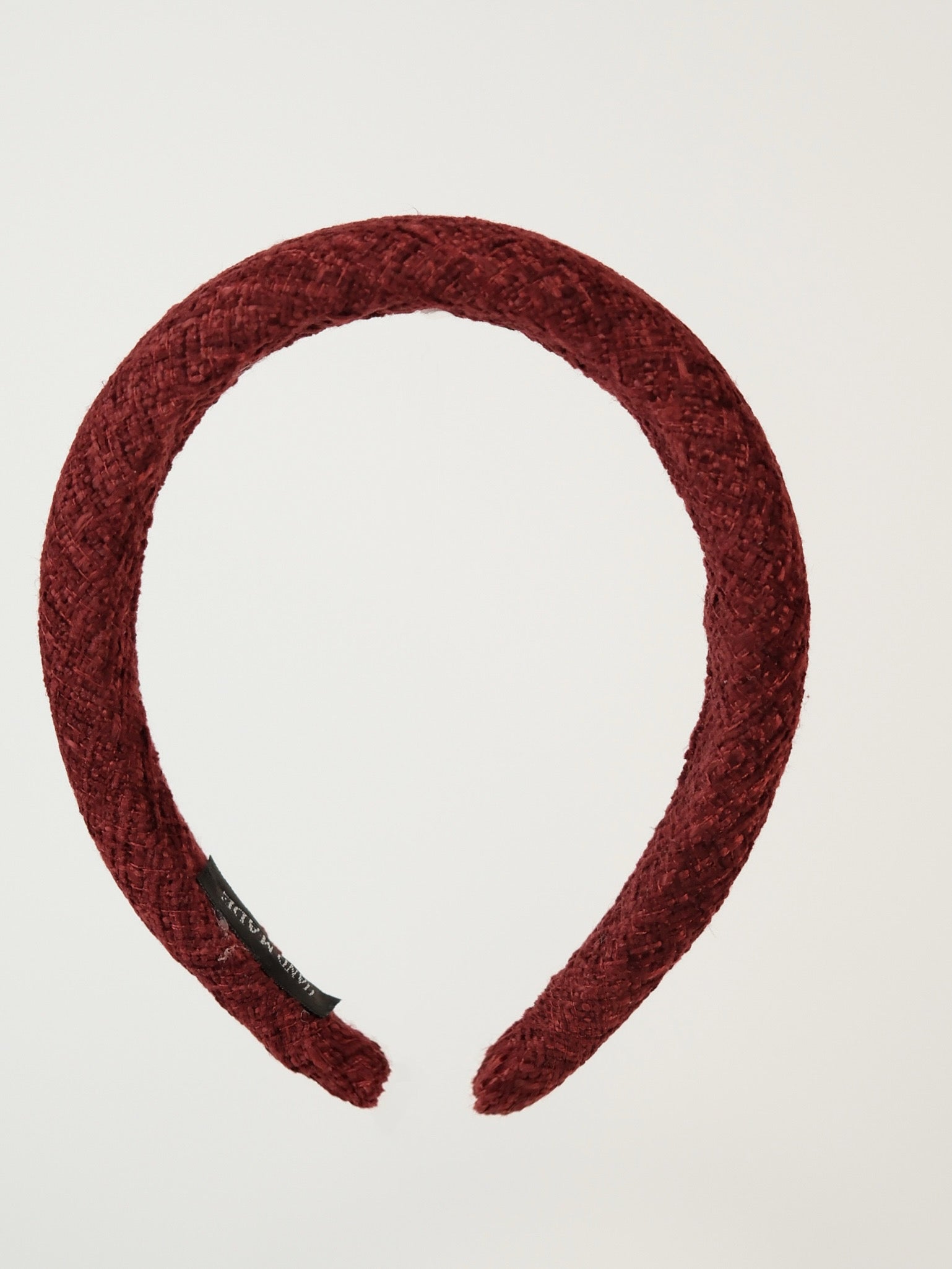 Vintage Red Tweed Headband