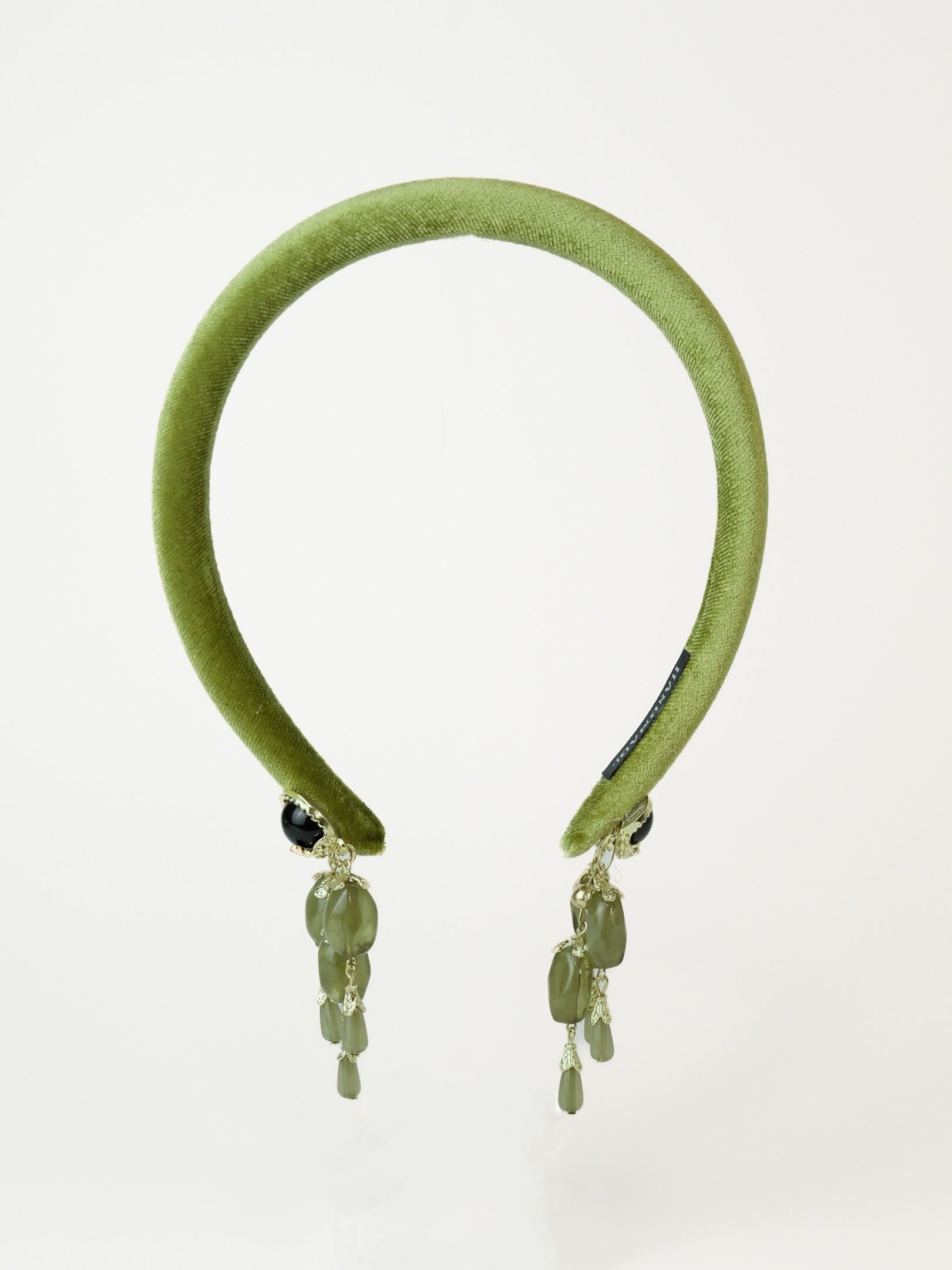 Green Velvet Headband
